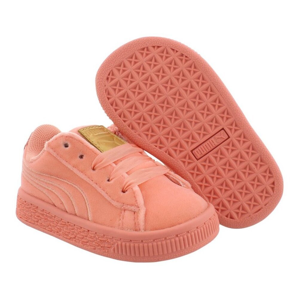 PUMA Unisex-Baby Basket Classic Hook and Loop Sneaker - Size 10C - Picture 11 of 11